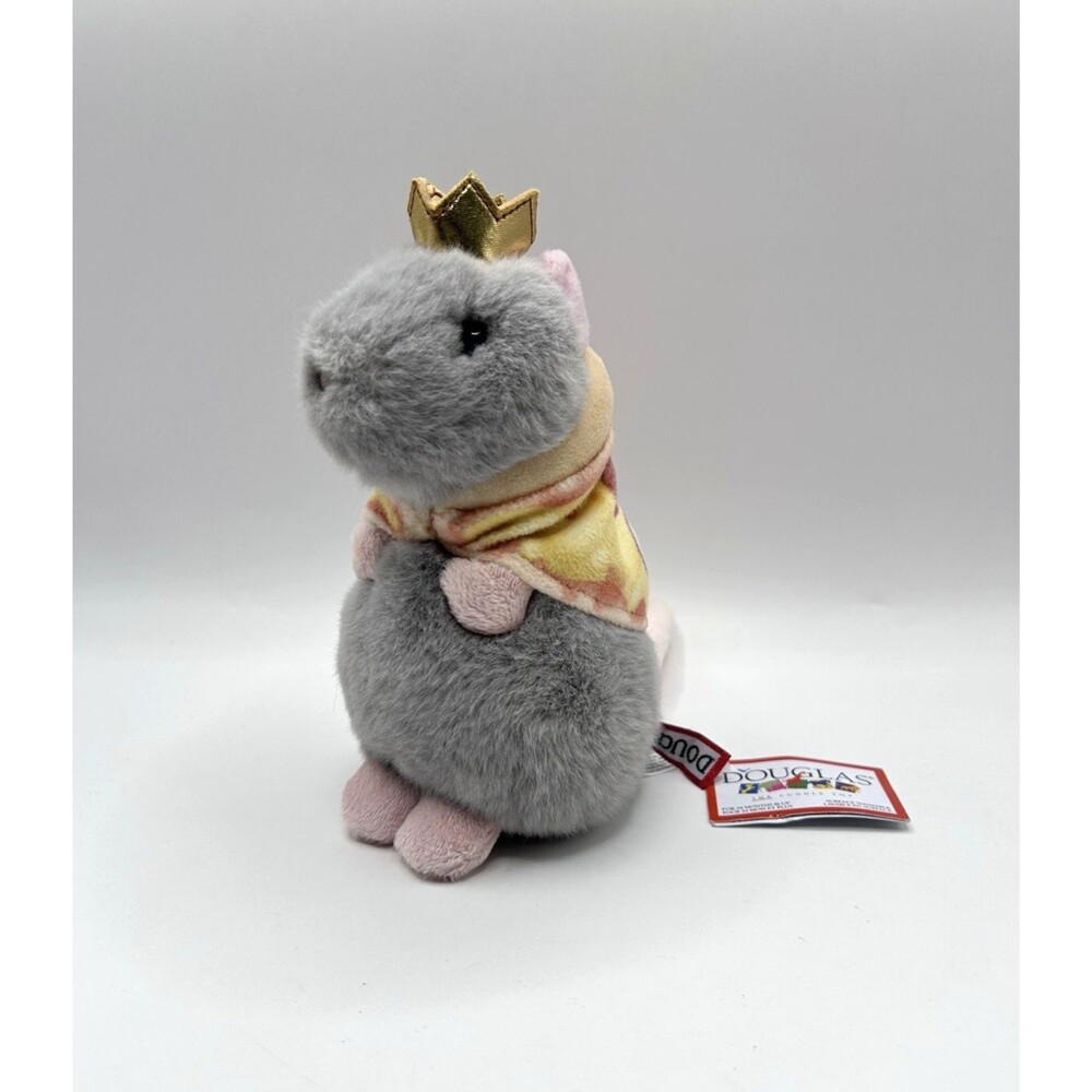Pizza Rat Macaroon Douglas Cuddle 6.5" Plush Stuffed Animal Toy Rodent Mouse NEW